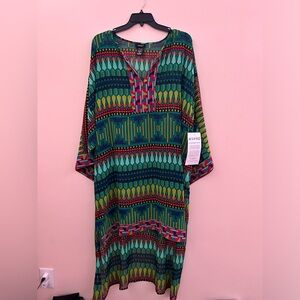 Ashro colorful dress, size 3X